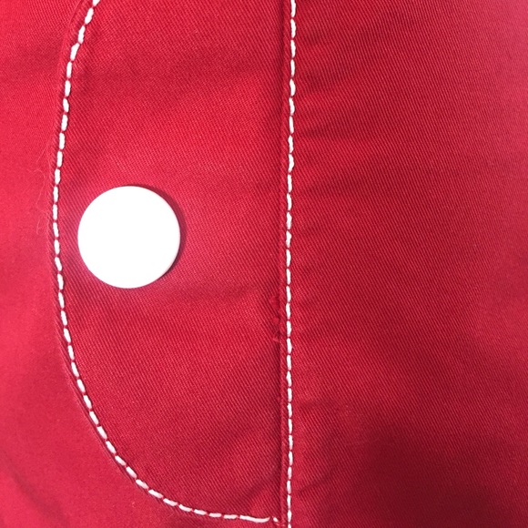 H&M Pin-tuck stitched Red Skirt - Picture 4 of 6